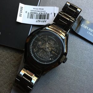 Emporio Armani mechanical automatic, ceramic watch